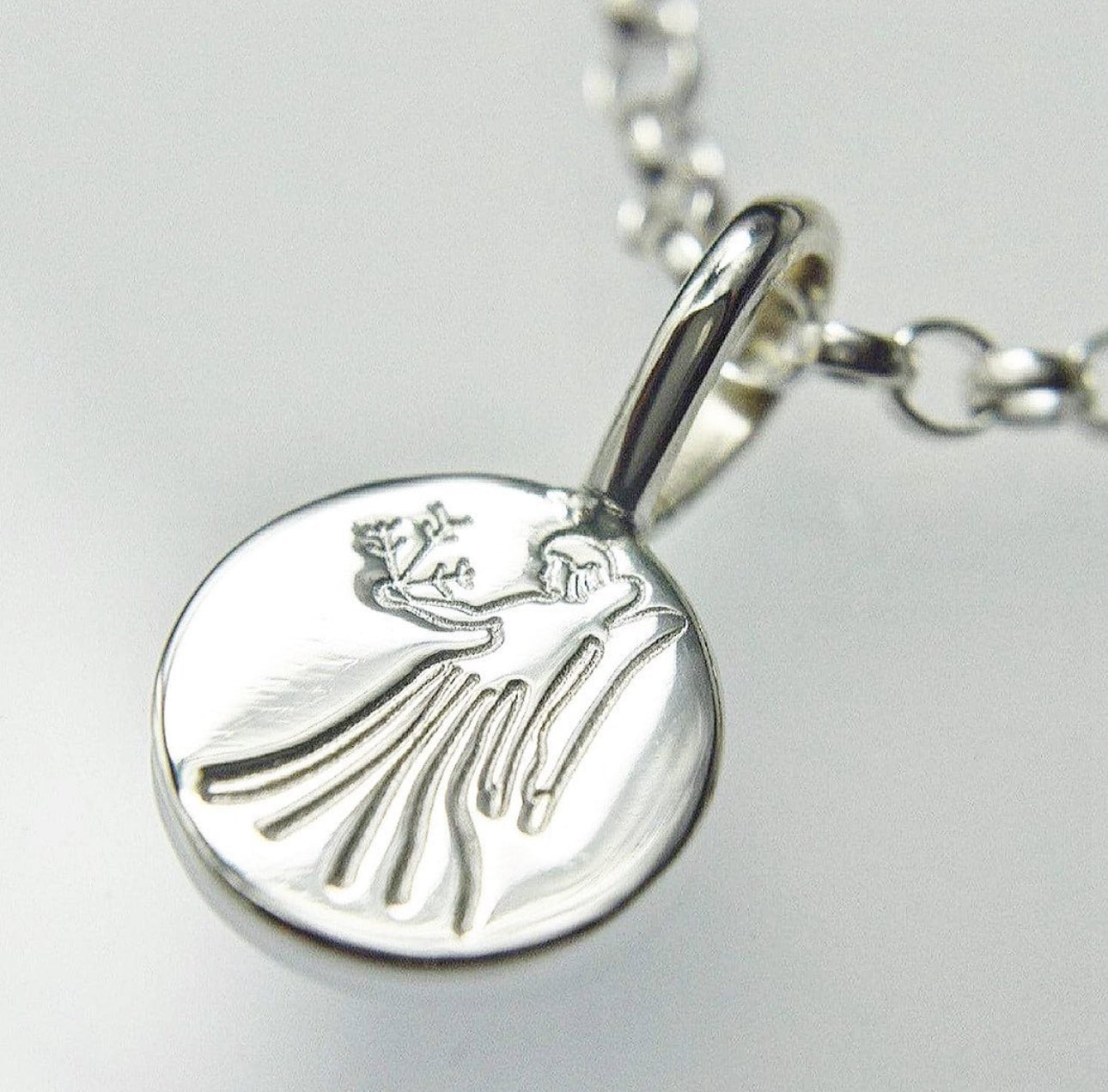925 Stirling Silver Virgo charm